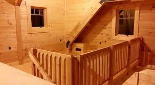 Used to accent windows, doors, base trim. Interior Wall Coverings Log Home Under Construction