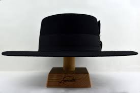 Bolero Hat The Dress Black Wool Felt Flat Crown Wide Brim Etsy In 2021 Wide Brim Hat Men Bolero Hat Wide Brim Hat