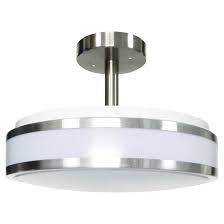 Save energy with electrical lights that are efficient and. Uberhaus Semi Flushmount Light 20w Led 13 Brushed Nickel Sm Le00531 Sf Rona