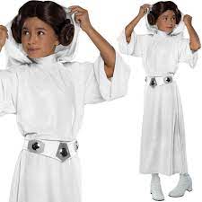 Princess leia costume kids star wars halloween fancy dress top rated seller. Girls Princess Leia Costume Official Deluxe Star Wars Fancy Dress Kids Ebay