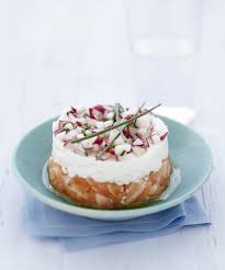 Tartare De Saumon Et Radis Croquant Au Carre Frais Tartare De Saumon Recette De Tartare Recettes De Cuisine