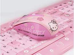 Corn Hello Kitty Pattern Ergonomic Design Cute Exterior Waterproof Wired Keyboard And 1200dpi Mouse Combo For Office And Game Pink Newegg Com