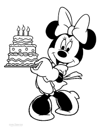 39+ mickey mouse happy birthday coloring pages for printing and coloring. Printable Minnie Mouse Coloring Pages For Kids