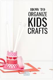 Book displays & book storage. Kids Craft Storage How To Get Organized Clutter Keeper
