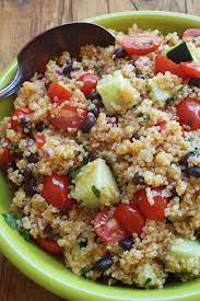 Spicy Quinoa Salad Quinoa Salad Veggie Dinner Clean Meal Prep