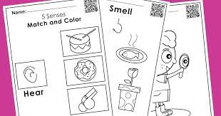 If you're looking for even more ideas, be sure to follow this pinterest board 5 Senses Free Worksheets Activities For Kids