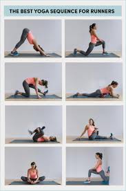 The Best Yoga Sequence And Stretches For Runners Try Adding Them To Your Post Run Stretching Session Post Workout Yoga Yoga For Runners Stretches For Runners