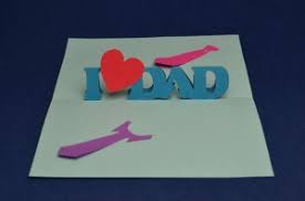 Make the first cut about 1 inch from the bottom of the card. Easy Father S Day Pop Up Card Creative Pop Up Cards