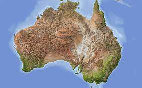 Download Wallpapers Map Of Australia 4k Geography Mainland Geographical Maps Of Continents Earth Australia 3d Map Of The Landscape Relief Map Besthqwall Australia Map Relief Map Map Of Continents