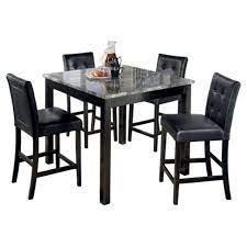 Shop for square black kitchen table online at target. Dining Table Set Black Signature Design By Ashley Target