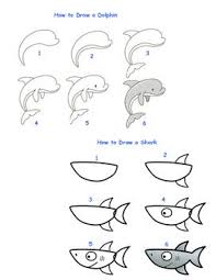 How To Draw Sea Creatures Sea Creatures Drawing Sea Animals Drawings Animal Drawings
