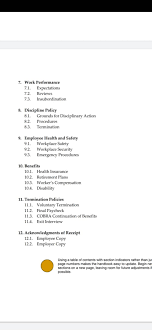 Employees may not decide for themselves which instructions they will follow and which they will not. Instruction Write A Handbook For A Software Company Chegg Com