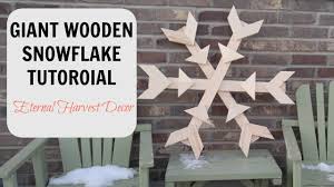 Cut another 6 inch piece pf pipe and insert in the top of the cross place another cross on one end. Diy Giant Snowflake Tutorial Youtube