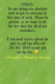 Emergency plumbing situations don't wait for business hours. Pasadena Plumbing Services Inc Home Facebook