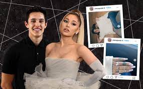 Congratulations and best wishes to the newly married ariana grande. Ariana Grande Engaged To Agent Dalton Gomez