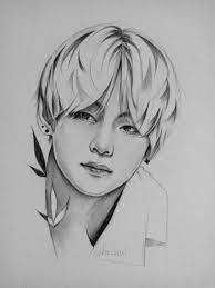 I want to frame it. Taehyung Drawing Art Bts Drawings Kpop Drawings Drawings