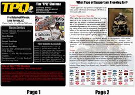 How To Get Sponsors For Atv Racing Atv Com