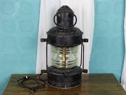 Large French Fresnel Glass Ship S Lantern Large Ships Anchor Lamp Anchor Light Ship Lamp Nautical Light Electric Ships Lantern