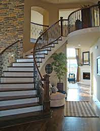 Entry Way Staircase Design Grand Homes Staircase Decor