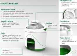 Sie ist eine handliche, portable waschmaschine, die ganz ohne strom läuft und mit der kraft deines fußes innerhalb von fünf bis zehn minuten leicht verdreckte wäsche spielend. Drumi Pedal Powered Washing Machine By Yirego Tuvie