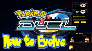 Pokemon Duel How To Evolve Pokemon