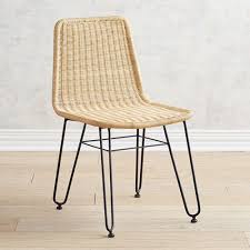 We D Call Our Modern Jack Dining Chair S Style Casually Chic With A Touch Of Tropical Flair The Comfort Wicker Dining Chairs Dining Chairs Black Dining Chairs