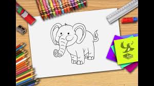 Hoe Teken Je Een Olifant Zelf Olifanten Leren Tekenen Youtube