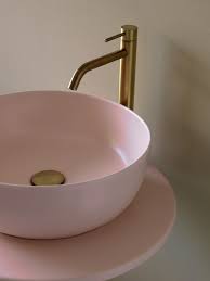 Vessel bathroom sinks sit above the bathroom counter, similar to the washbasins of yesteryear pedestal sinks pedestal sinks include a pedestal (leg) and a basin. Trendy And Colorful Washbasin Designs Archi Living Com