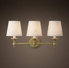 Rh S Lugarno Triple Sconce Lugarno Is Reminiscent Of Lighting In Europe 39 S Premier Hotels Sconces Restoration Hardware Cool Lighting