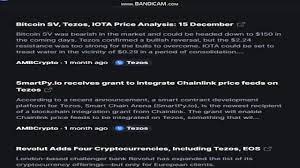 New cryptocurrencies are emerging all the time — and are challenging more established digital assets such as bitcoin and ethereum. Latest Tezos Xtz News Today Last Week Crypto Crypto News Cryptocurrency News Youtube