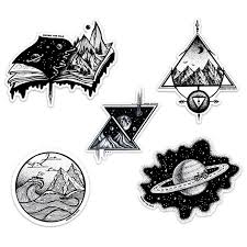 Aesthetic Vsco Journal Aesthetic Tumblr Black And White Stickers 