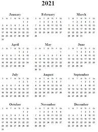 2021 Calendar Printable One Page Encouraged To My Own Blog In This Par In 2020 Monthly Calendar Printable Yearly Calendar Template Free Printable Calendar Templates