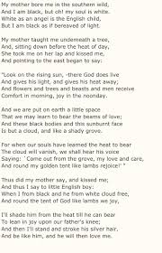 The Little Black Boy William Blake Kids Writing Mother Teach Little Black Boys