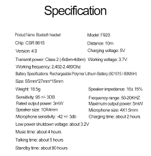 Connect headphones to your headset. Buy Fineblue F920 Wireless Auriculares Driver Bluetooth Telescopic Type Business Headset Calls Remind Vibration Wear Clip Sports Um On Ezbuy Sg
