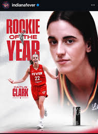 Caitlin Clark is WNBA 2024 Season Rookie of the Year : r/indianafever