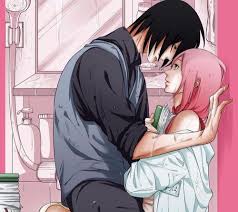 Fan Art Kiss And Sasuke Uchiha Image Sakura And Sasuke Anime Naruto Sasusaku