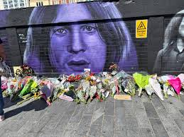 Mural completion in Oakland, California, by local artist