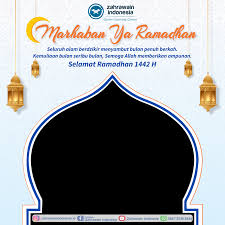 Twibbon marhaban ya ramadhan 2021. Twibbon Marhaban Ya Ramadhan Zahrawain Indonesia