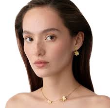 TEMPLE ST CLAIR 18K Golden Butterfly Necklace