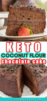 Keto Coconut Flour Chocolate Cake Keto Dessert Recipes Coconut Flour Cakes Low Carb Cake