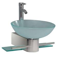 fresca cristallino vessel sink in