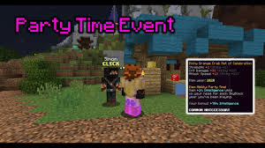 New Party Time Event Hypixel Skyblock Youtube