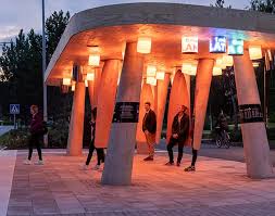 See more ideas about bus stop, bus stop design, bus. Rombout Frieling Lab S Interactive Bus Stop Uses Light Sound To Reflect The Schedule Free Cad Download World Download Cad Drawings