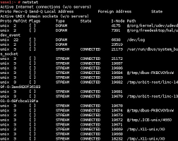 Netstat (network statistics) is a let's say you've started some service, and that is supposed to listen on a particular ip:port, this. Netstat Command Linux