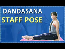 Dandasana is a simple seated pose that strengthens the deep muscles of the lower back, the abdomen, and the muscles deep in the pelvis. Learn How To Do The Staff Pose Dandasana Simple Yoga Yoga For Beginners Mind Body Soul Youtube