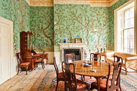 Westelm.com has been visited by 100k+ users in the past month Handprinted Chinoiserie Wallpaper In Interior Design Klassisch Esszimmer Sonstige Von Nsr Handcrafts Houzz