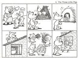 4 3 Pigs Fairy Tales Kindergarten Little Pigs Three Little Pigs Story