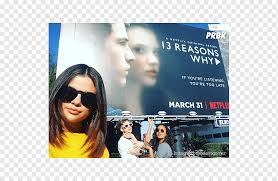 4 647 600 · обсуждают: Selena Gomez Tommy Dorfman 13 Reasons Why Vallejo Television Producer 13 Reasons Why Display Advertising Poster Banner Png Pngwing