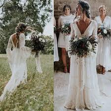 No matter what your size, you can find outstanding wedding dresses plus size for your inspiration on your special day! Bohemian Country V Neck Long Sleeve Appliques Lace Plus Size Wedding D