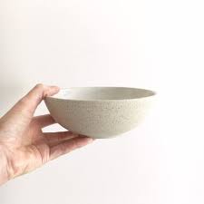 Keramik Fruhstuck Schale Aus Gesprenkelten Steinzeugton Etsy Japanese Rice Bowl Ceramic Pottery Bowl
